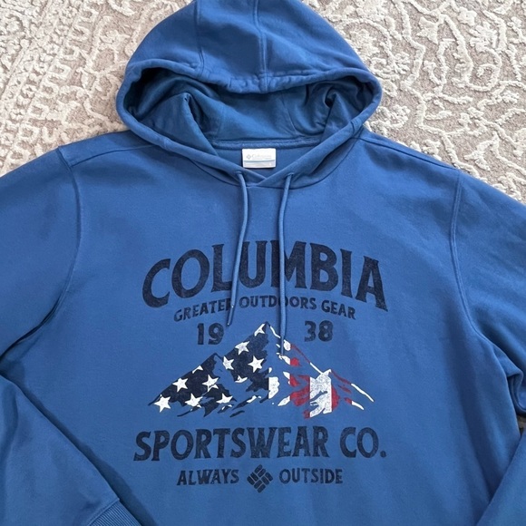Columbia Men’s Trek Graphic Hooded Sweatshirt - Picture 7 of 13